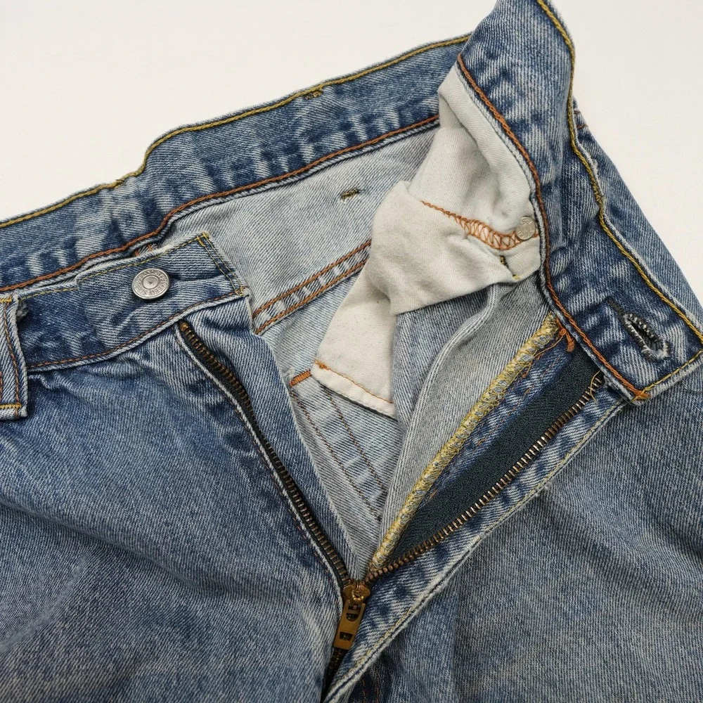 Levi's 550‎ Men's Relaxed Fit Jeans (fits 36x34) Blue Medium Wash Denim Casual